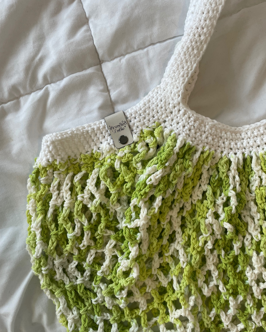 Market Tote Bag | Key Lime