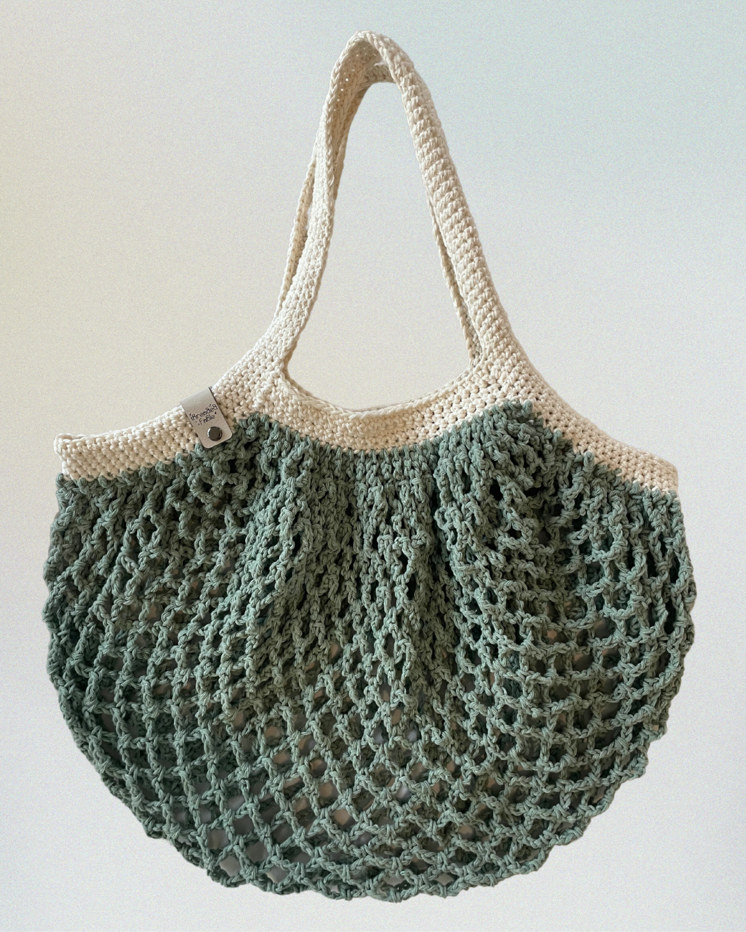 RECYCLED YARN | Market Tote Bag in Surf Spray