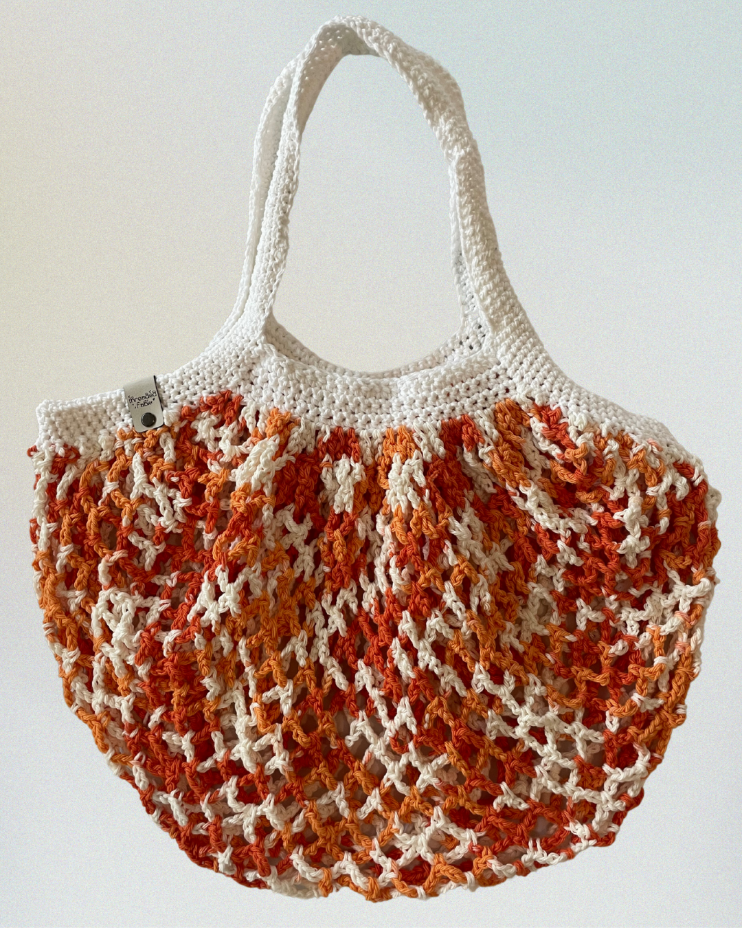 Market Tote Bag | Creamsicle