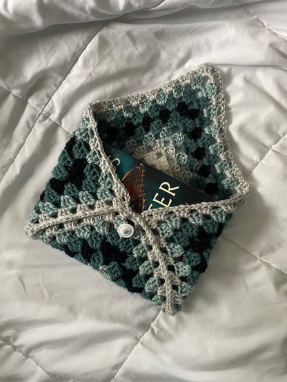 Teal and Green Gwinny Book and iPad Sleeve