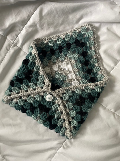 Teal and Green Gwinny Book and iPad Sleeve
